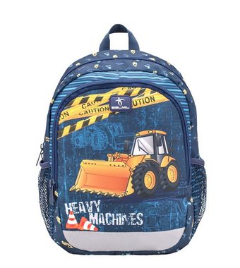 Belmil Kinderrucksack, Belmil Kiddy Plus Kindergartenrucksack "Heavy Machinery"