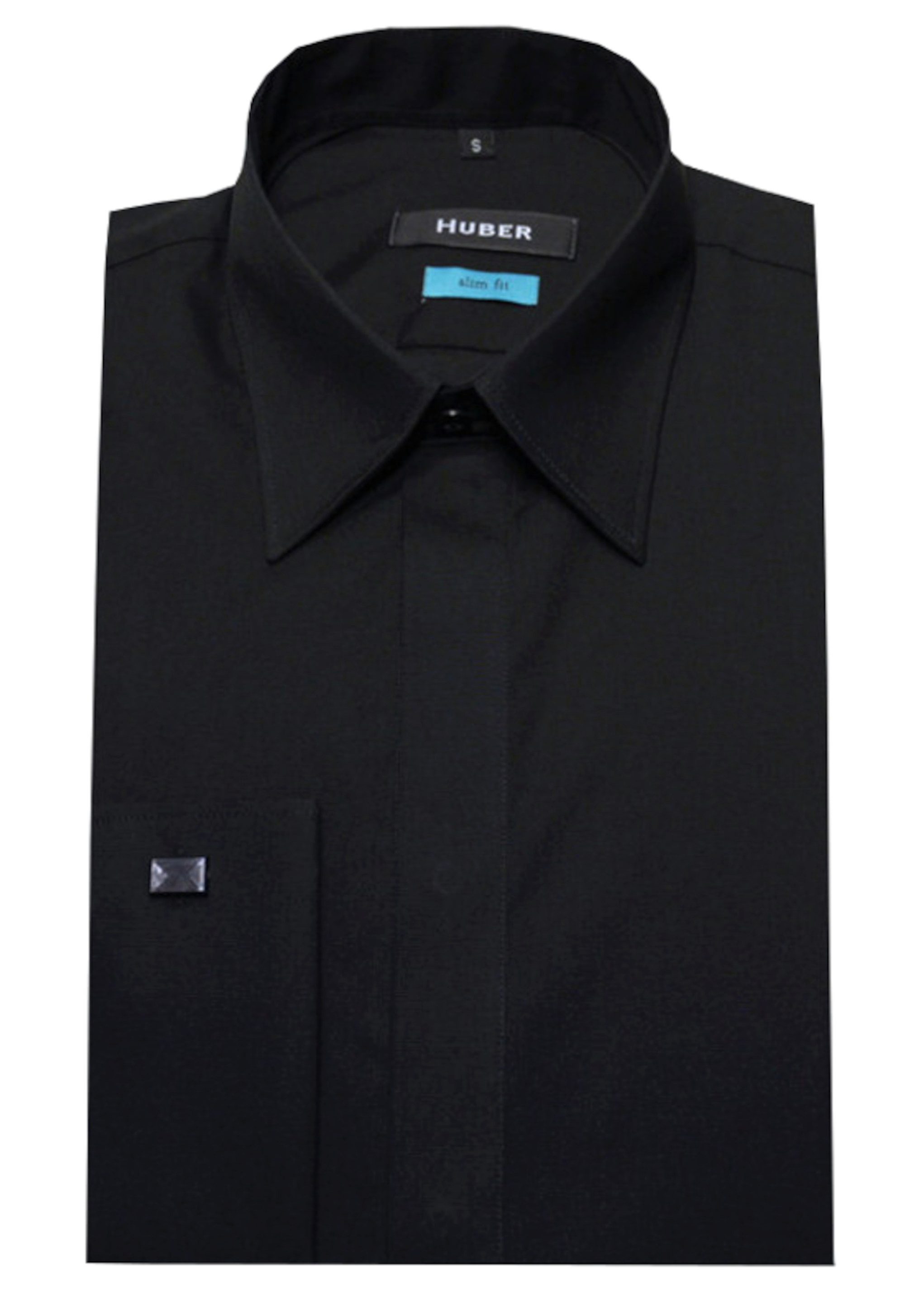 Huber Hemden Langarmhemd HU-5361 Umschlagmanschetten Slim günstig online kaufen