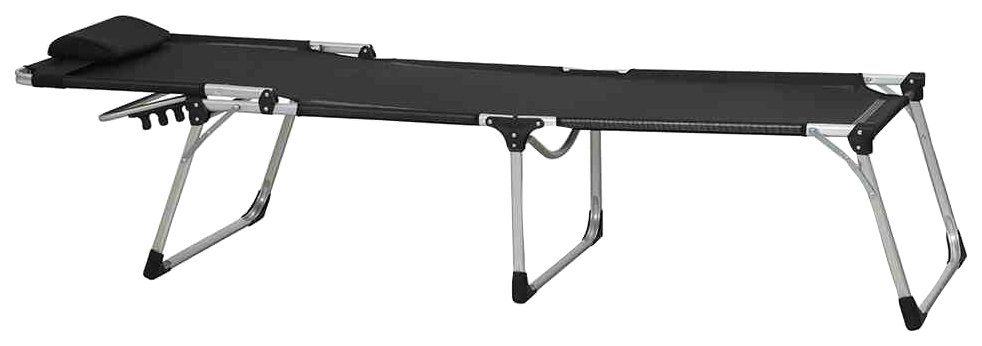 Siena Garden Gartenliege Sole, Aluminiumgestell, mehrfach verstellbar, 214x70x45 cm