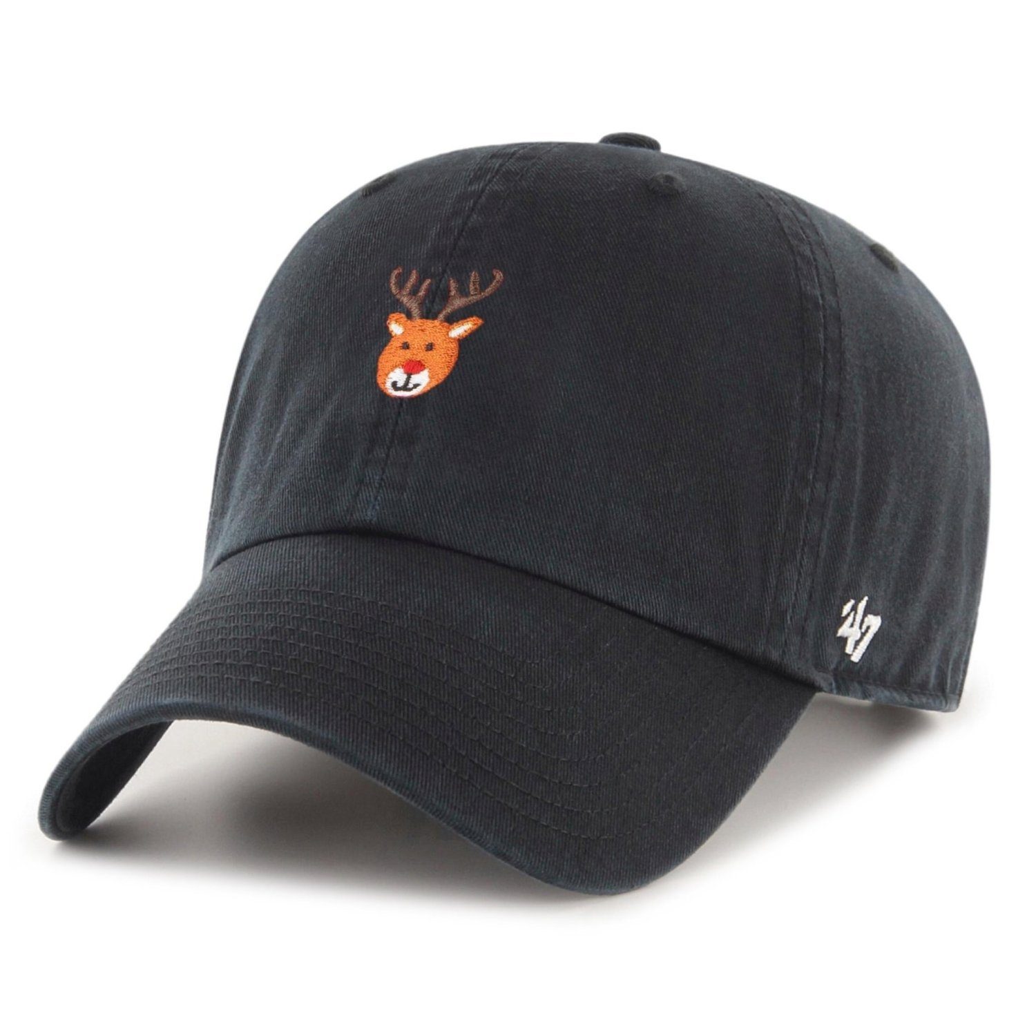 Baseball Cap CLEAN UP Christmas Reindeer