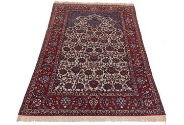 Orientteppich Isfahan 143x227 Handgeknüpfter Orientteppich / Perserteppich, Nain Trading, rechteckig, Höhe: 8 mm