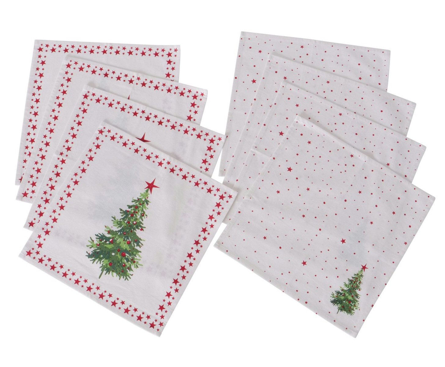 BOLTZE Stoffserviette Delica Салфетки 4tlg sortiert (1Set)