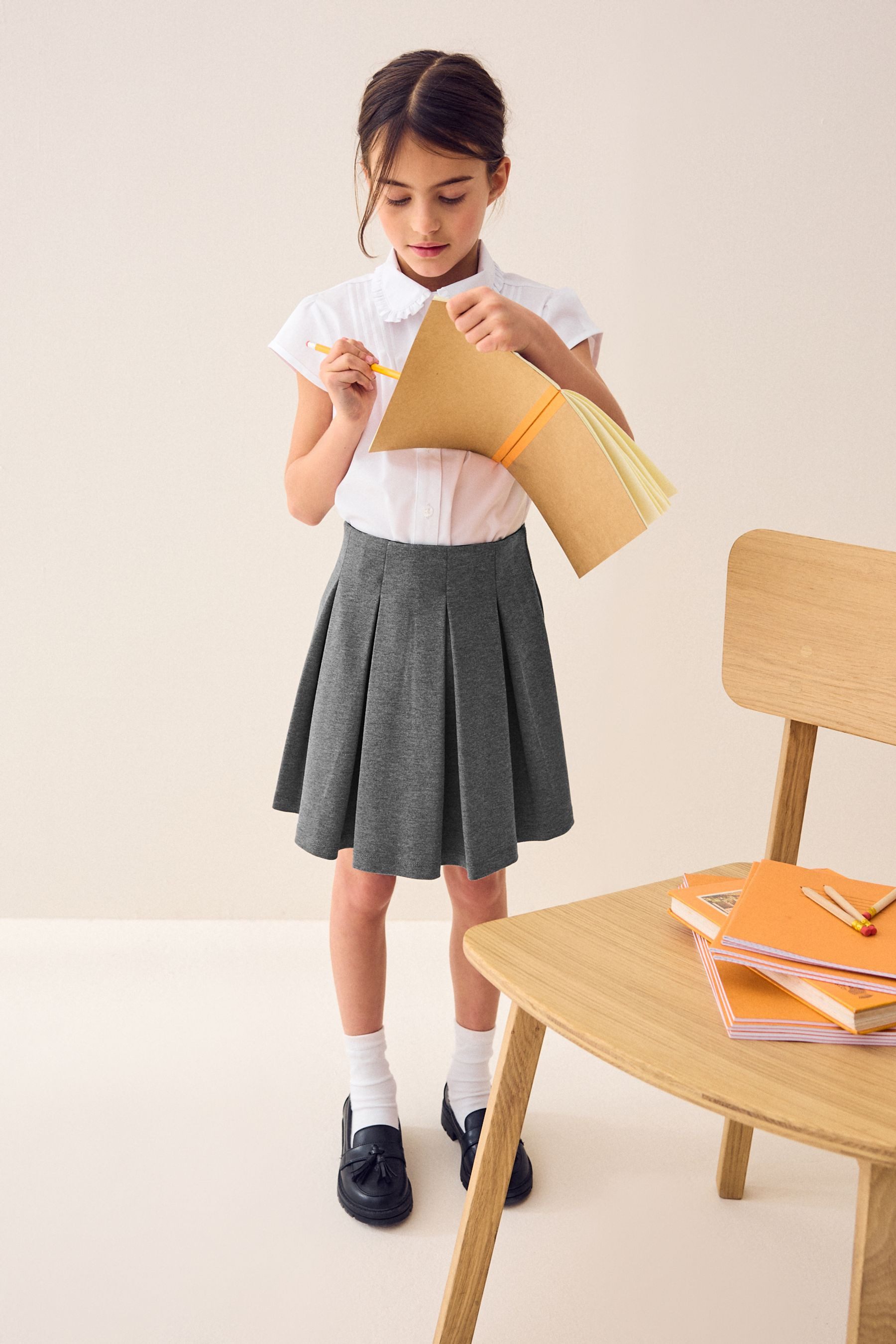Next Faltenrock Jersey-Faltenrock für die Schule (1-tlg)