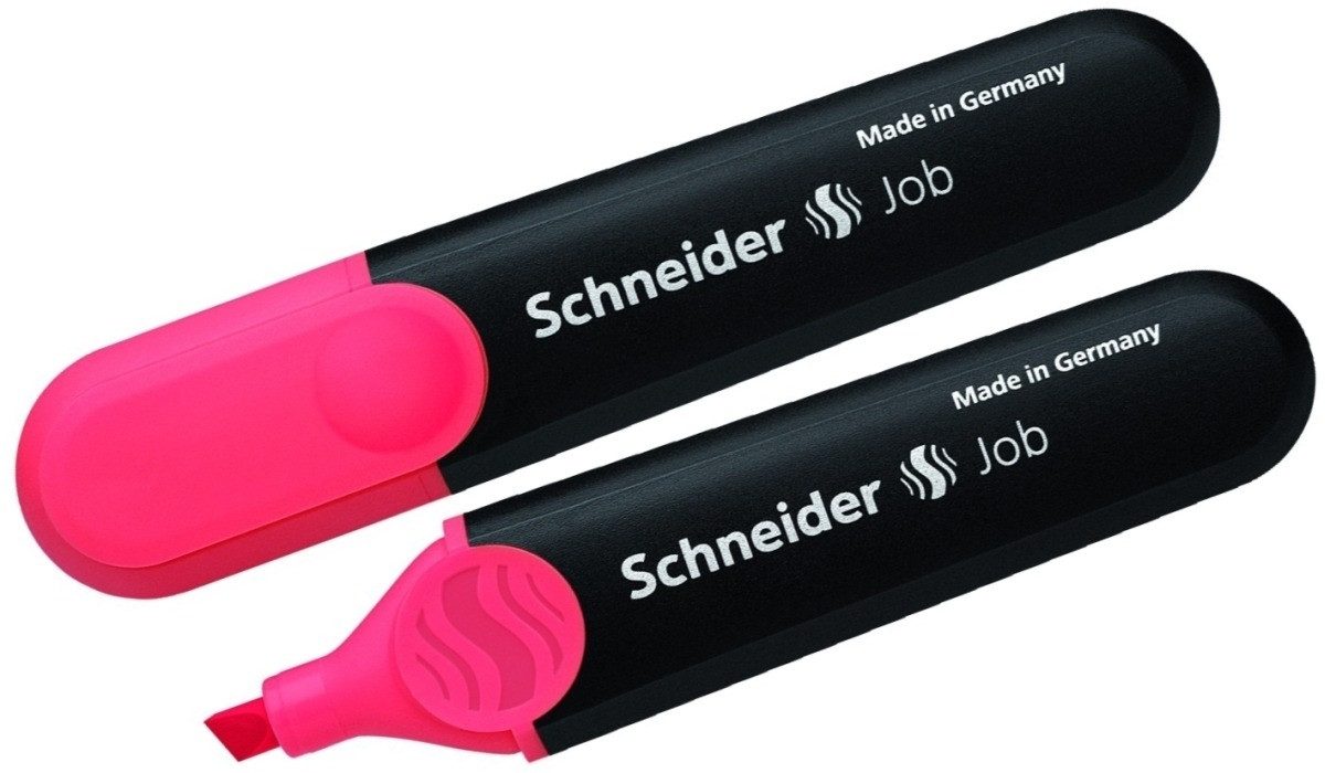 SCHNEIDER Marker Textmarker Job 150 rot (10 Stück)