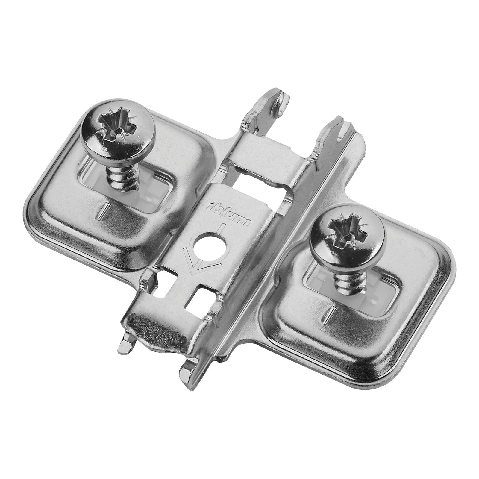 blum Möbelbeschlag Topfband Schrankscharnier 110° 71B3580 Eckanschlag SoftClose (Spar-Set, 3 St), 3D-Verstellung, inkl. Montageplatte 174E6100