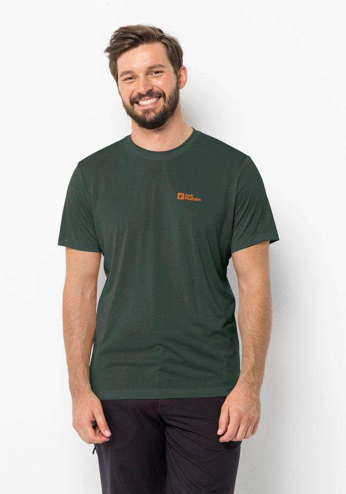 Beliebter neuer Artikel Jack Wolfskin T-Shirt HIKING S/S M black-olive T