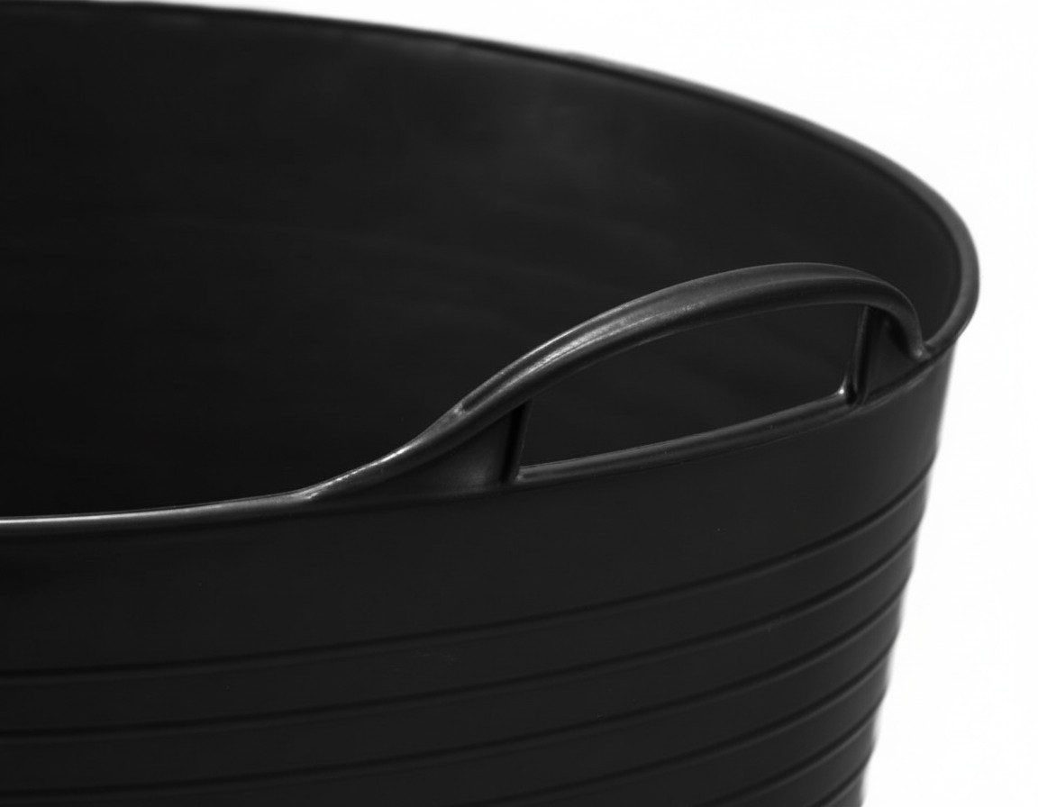 ONDIS24 Wäschekorb Tragekorb Flexi Tub 40L, Spielzeug Eimer Kinderzimmer, Wäschekorb, Flexibler Kunststoff, Garten Kübel
