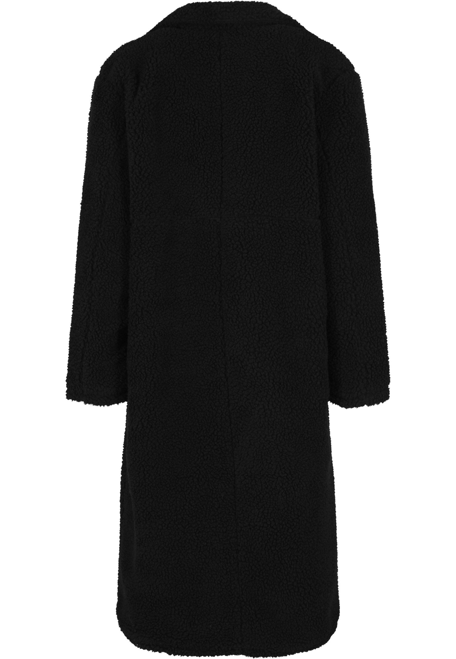 URBAN CLASSICS Winterjacke Urban Classics Ladies Teddy Long Coat (1-St)