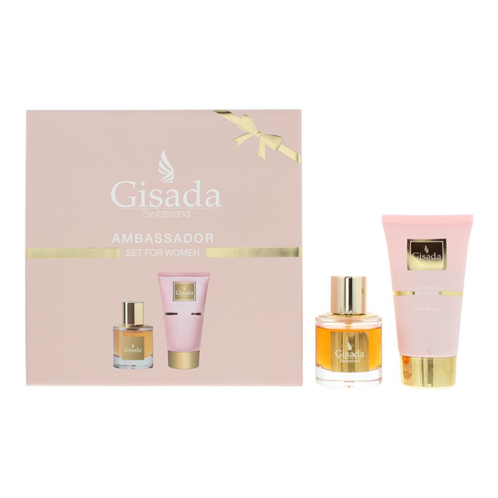 Gisada Eau de Parfum Ambassador Women Gift Set 50ml EDP + 100ml Shower Gel
