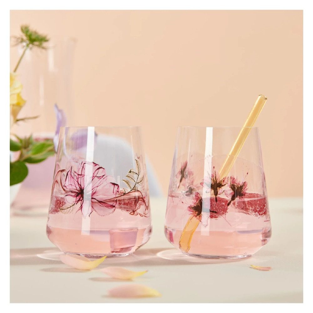 Ritzenhoff Cocktailglas Ritzenhoff Sommersonett Allround 2er Set#1 #2 Eikler/v.RüdenF23, Kristallglas