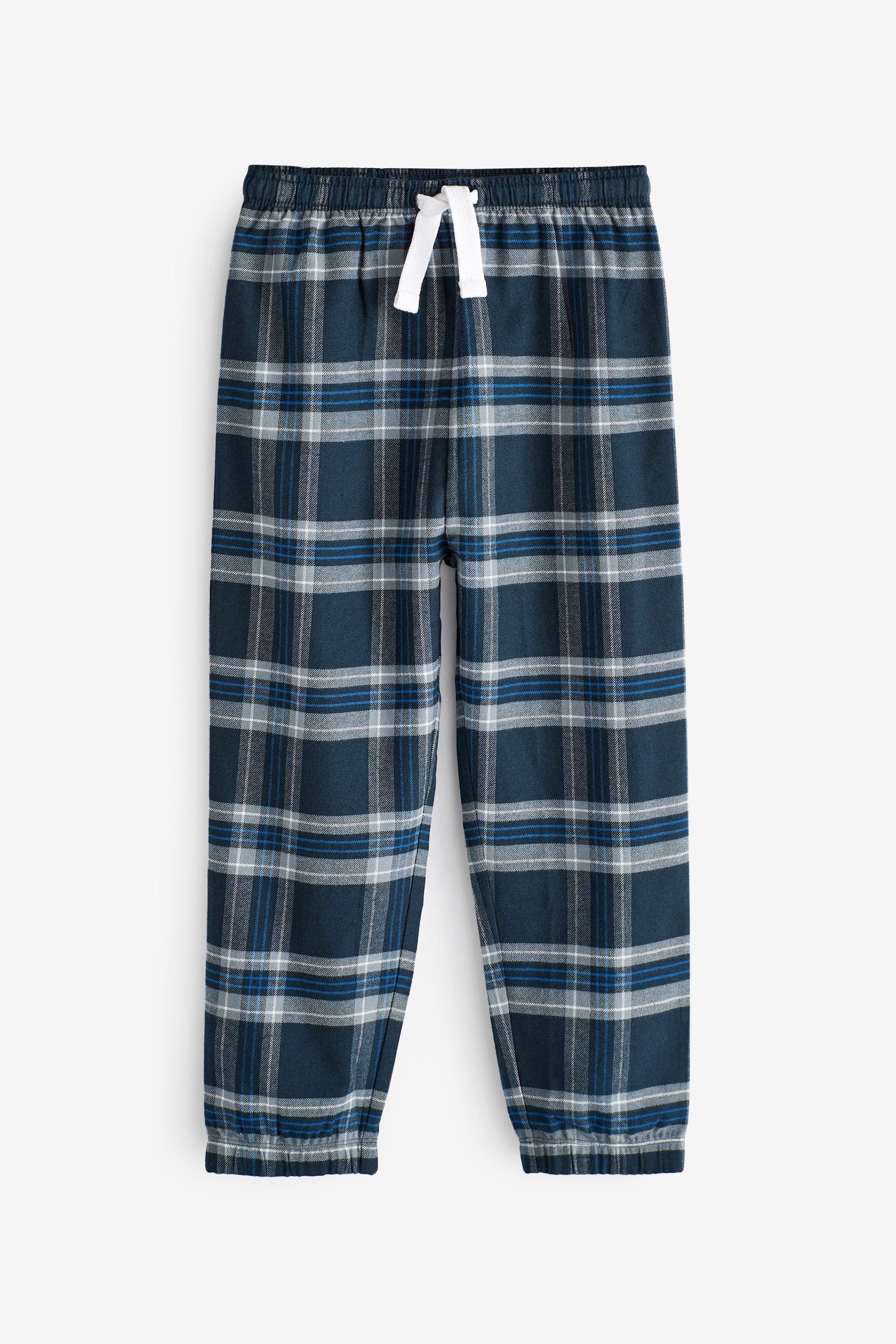 Pyjama Solar Pyjamas Next (4 Check 2er-Pack im Multi Bottom tlg) System