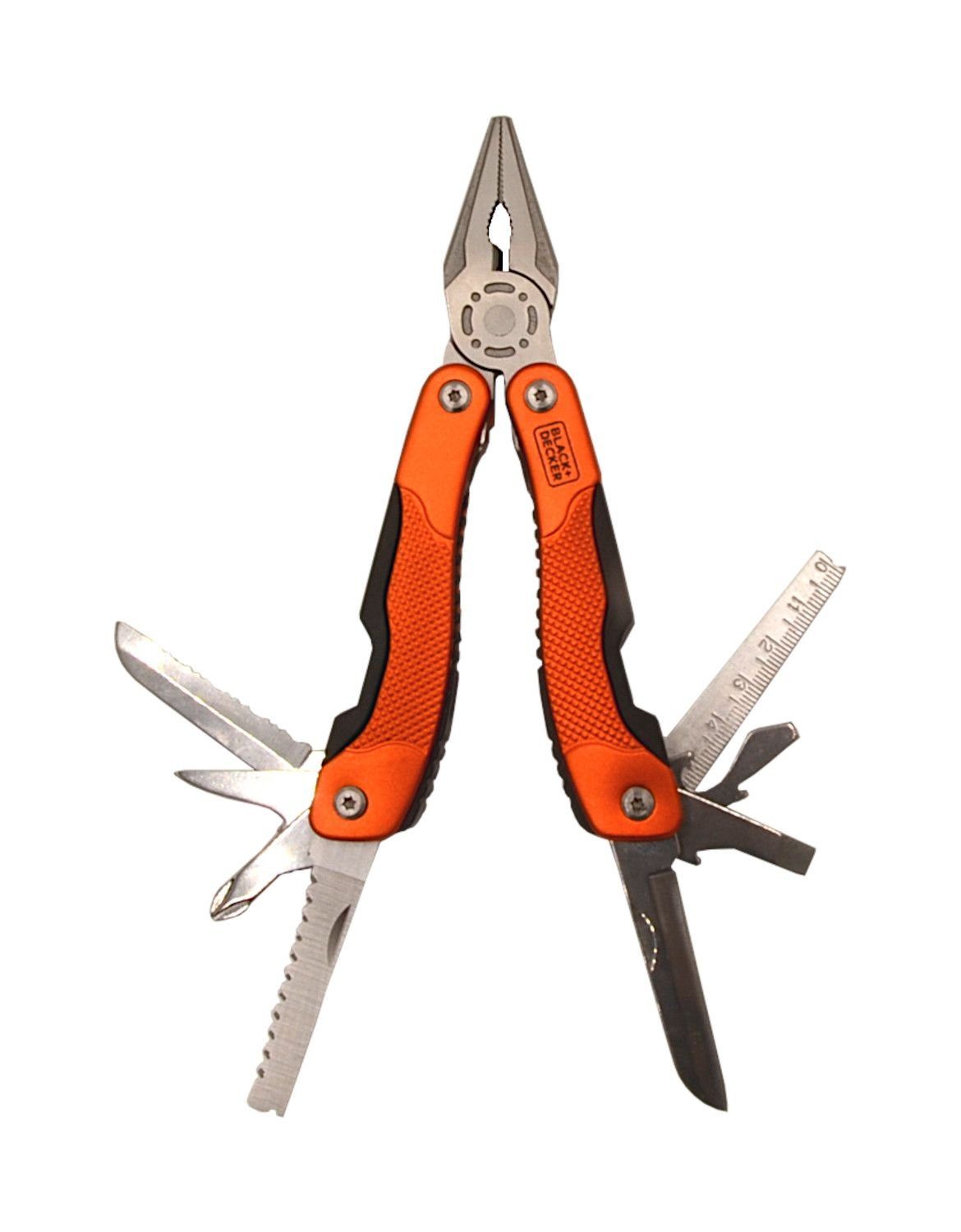 Multifunktionszange Feile Kombizange Multitool Mehrzweckzange Decker Drahts Black Säge 12-in-1 &