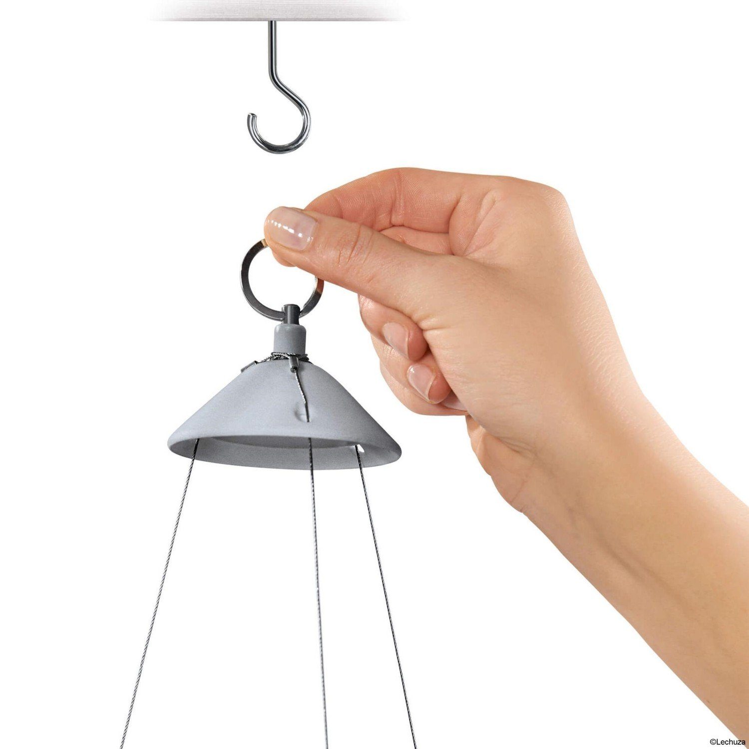 Lechuza® Blumentopf Hängeampel Nido Cottage 35 lichtgrau 15307