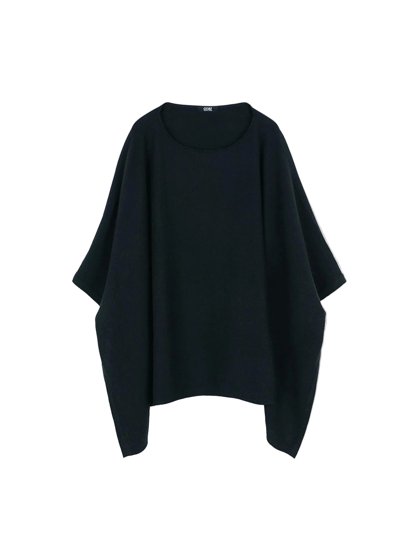 GOBI Cashmere Poncho Kaschmir-Poncho mit U-Boot-Ausschnitt