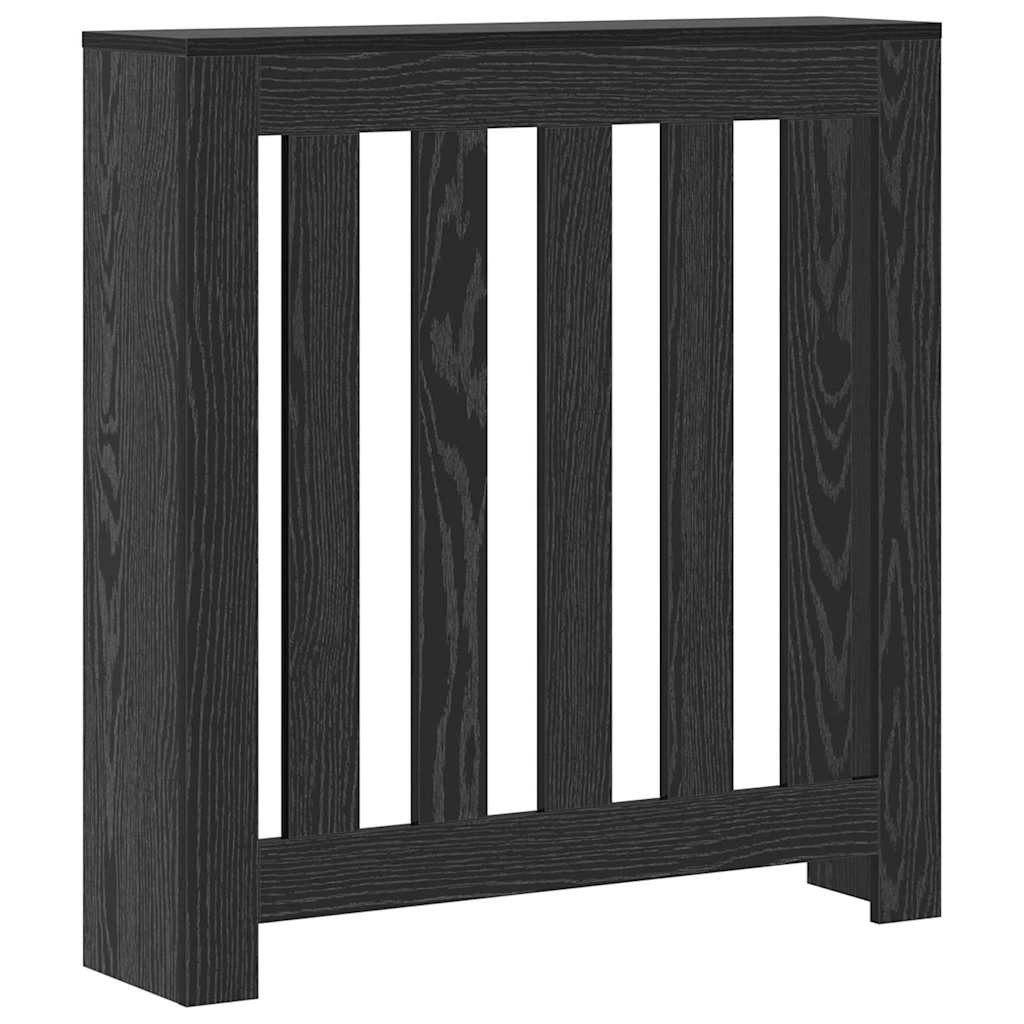 vidaXL Heizungsverkleidung, Heizkörperabdeckung Schwarz Eichen-Optik 78 x 20 x 82 cm