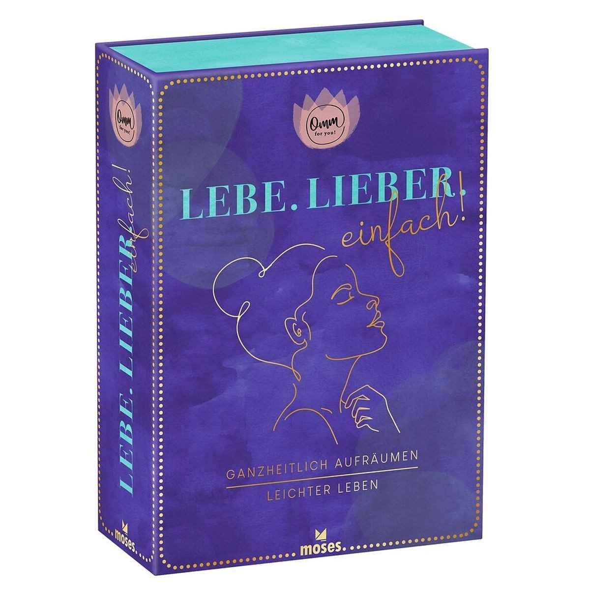 Moses. Verlag Spiel Kartenset „Lebe. Lieber. Einfach!“ mit Journal & 25 Karten
