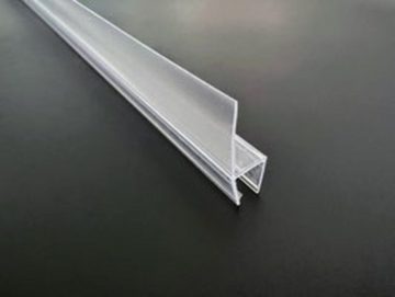 Kristhal Dusch- & Baddesign Duschdichtung Duschlippendichtung mit weicher Lippe, 003, L: 200 cm, Ersatzdichtung für Duschtür/Duschabtrennung aus 6 oder 8 mm Glas