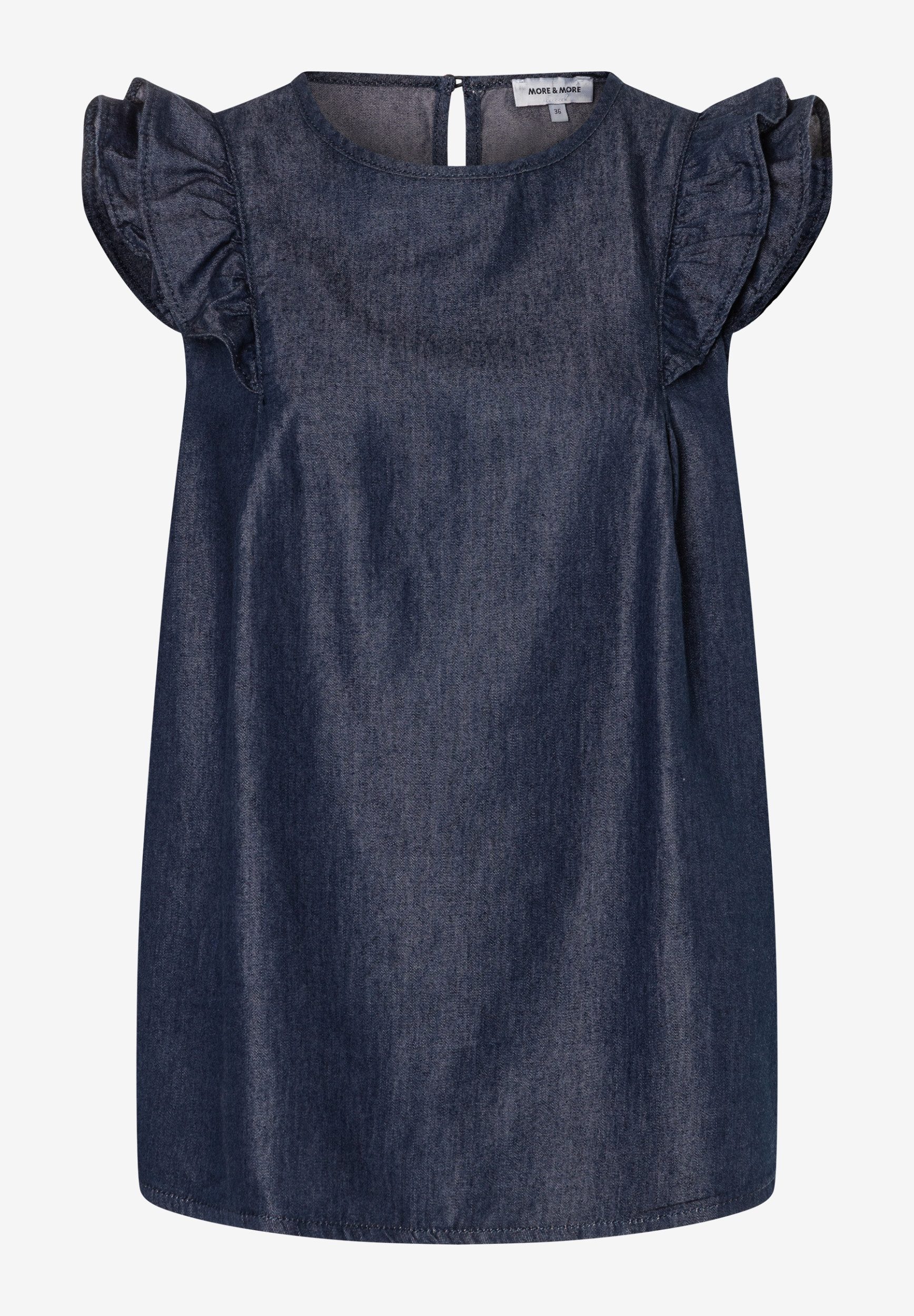 MORE&MORE Tanktop Lyocell Denim Blouse Top