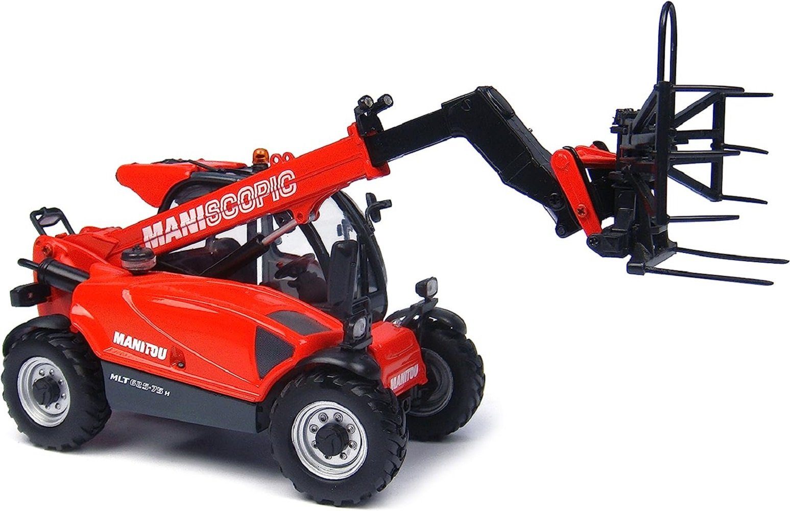 Universal Hobbies Modelltraktor Universal Hobbies 2925 Manitou MLT 625-75H mit Ballengreifer Teleskopl