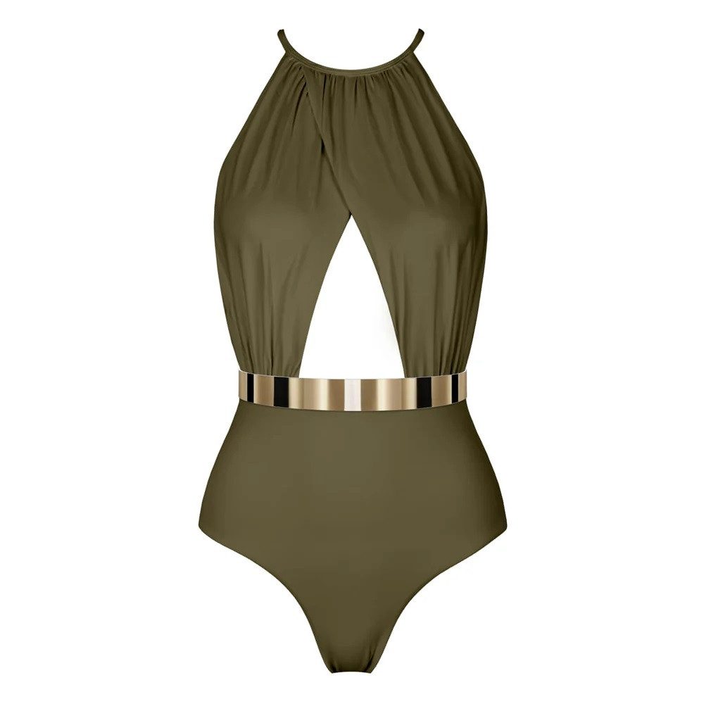SEA ME SWIM Badeanzug BARBADOS Studio Edition Swimsuit - alcaparra