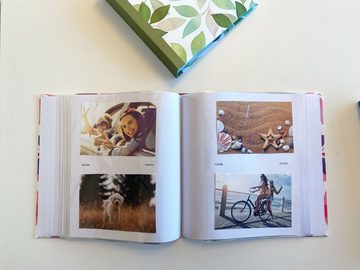 Walther Design Fotoalbum Buchalbum Season, buchgebundenes Album, laminierter Kunstdruckeinband
