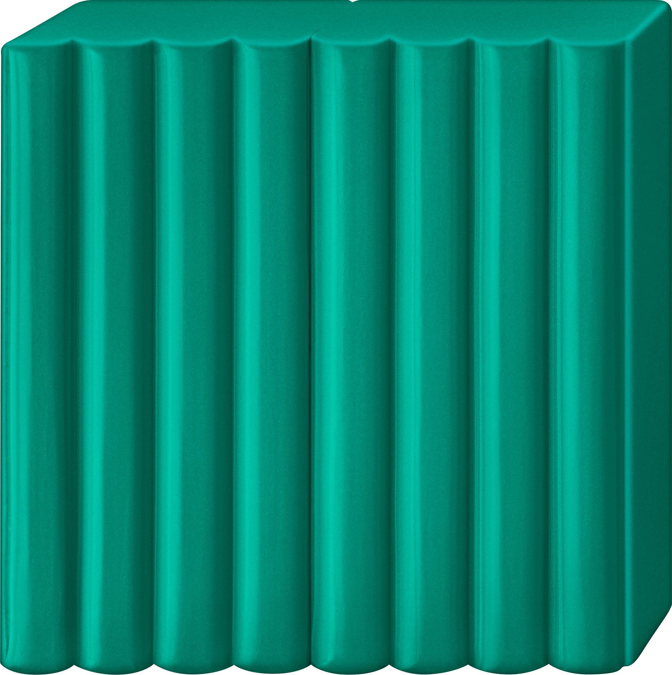 g FIMO Smaragd Basisfarben, Modelliermasse soft 57