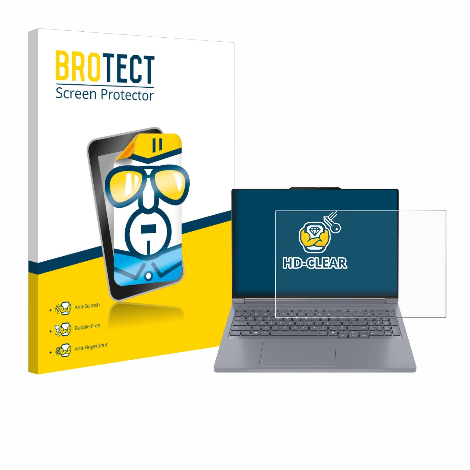 BROTECT Displayschutzfolie Schutzfolie für Lenovo ThinkBook 16p Gen 6, Displayschutz Schutz Folie Klar Transparent