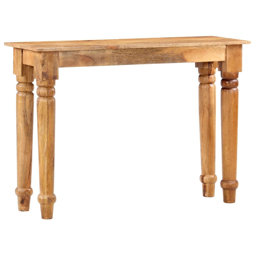 vidaXL Esstisch Konsolentisch 110x35x77 cm Massivholz (1-St) – Bild 5 von 5