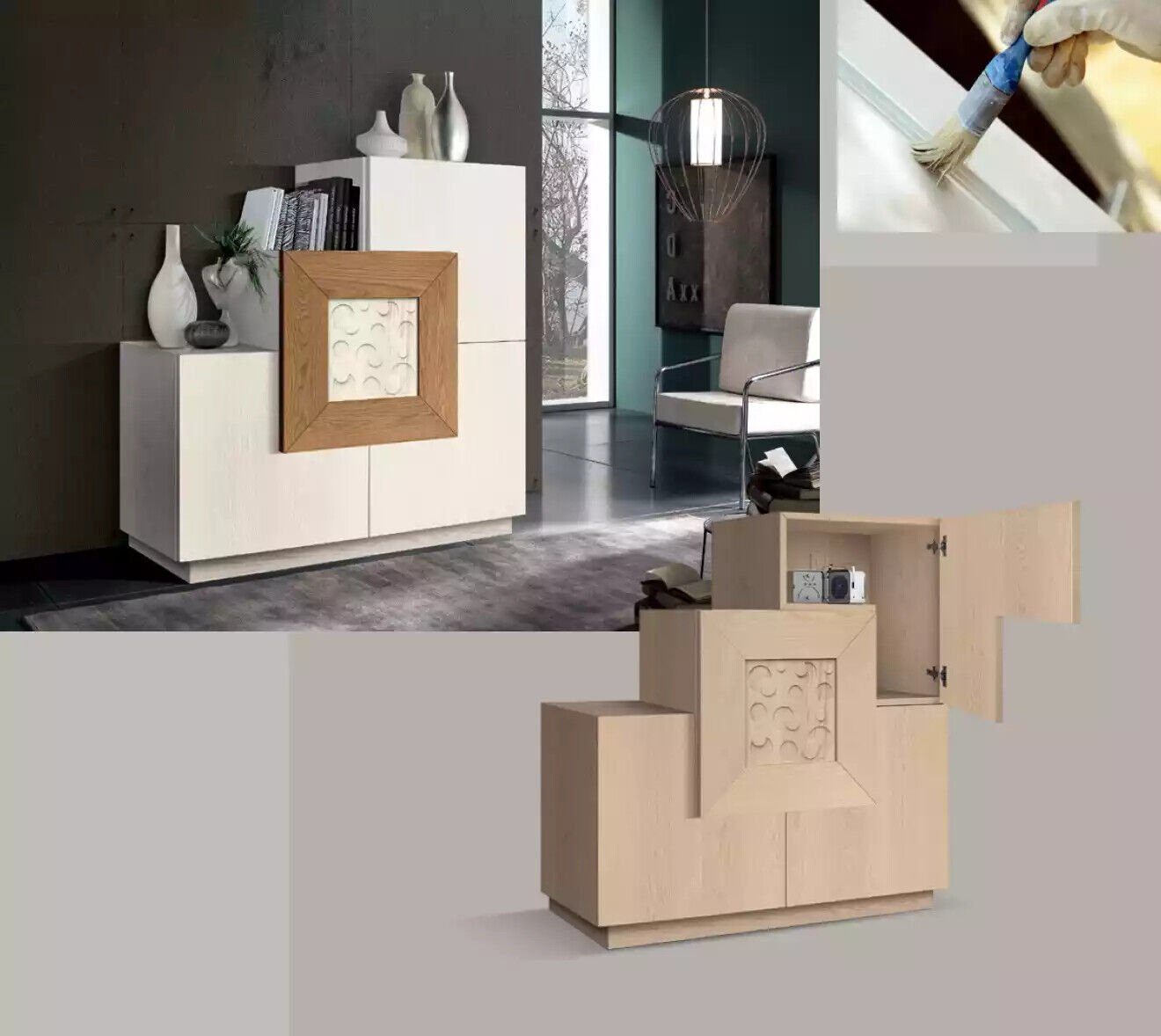 JVmoebel Kommode Kommode Design im Wohnzimmer moderne neu Stil Modern, Made in Italy