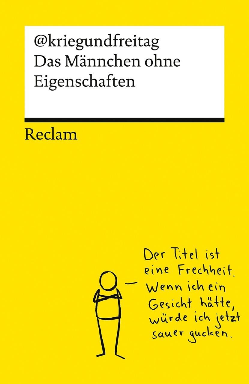 Das Männchen ohne Eigenschaften / @kriegundfreitag, Die besten Cartoons von @kriegundfreitag