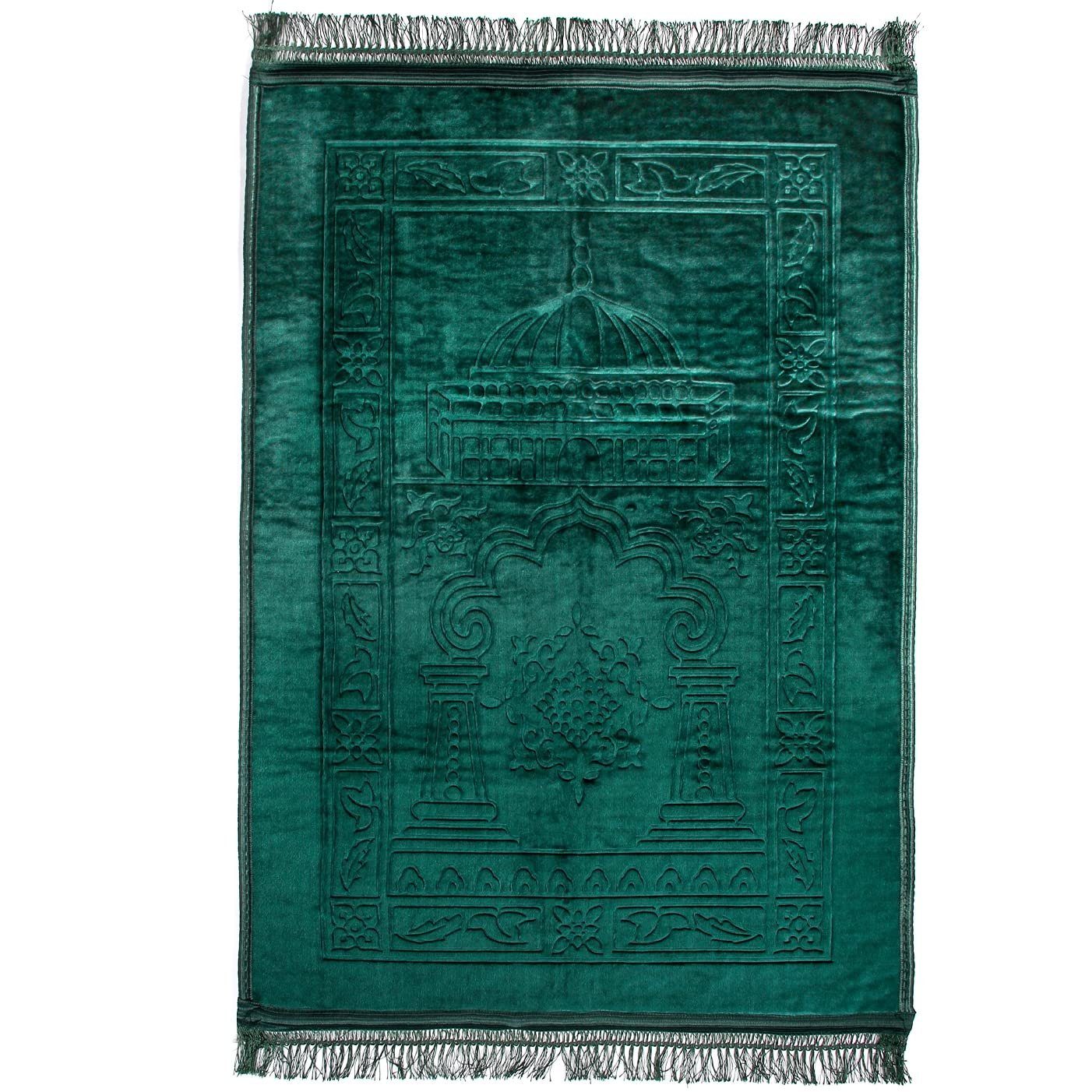 Teppich Gebetsteppich Teppiche 80x120cm Gebetsteppich Islam Prayer Mat, HOMELUX, orientalisch Türkische Teppiche Orientalischer Teppich Islamic Grün-muster Zufällig