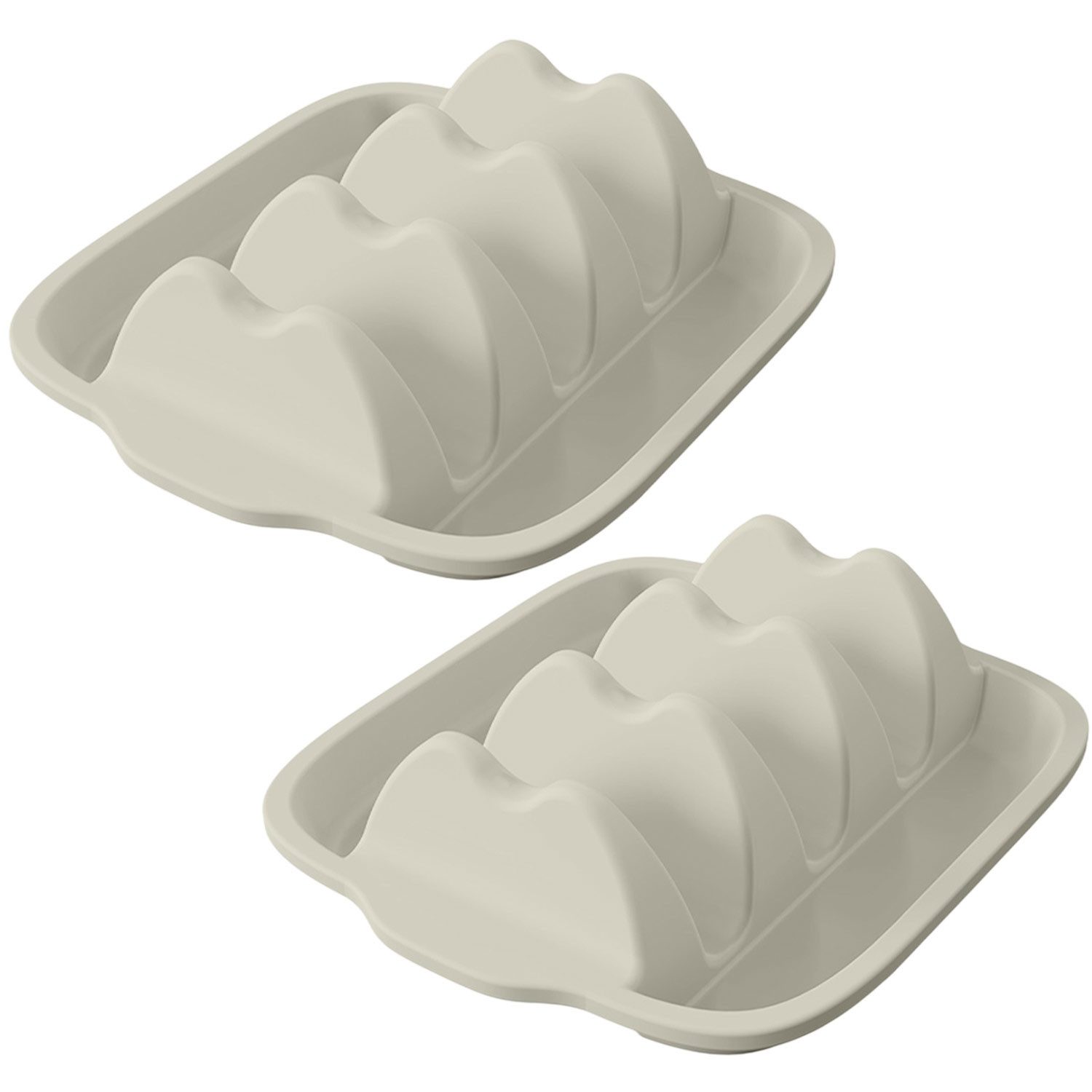 Refttenw Tortillaform Tortilla-Ständer aus Silikon,Taco Halter,Taco Ständer, 2 Stück, (2-tlg)