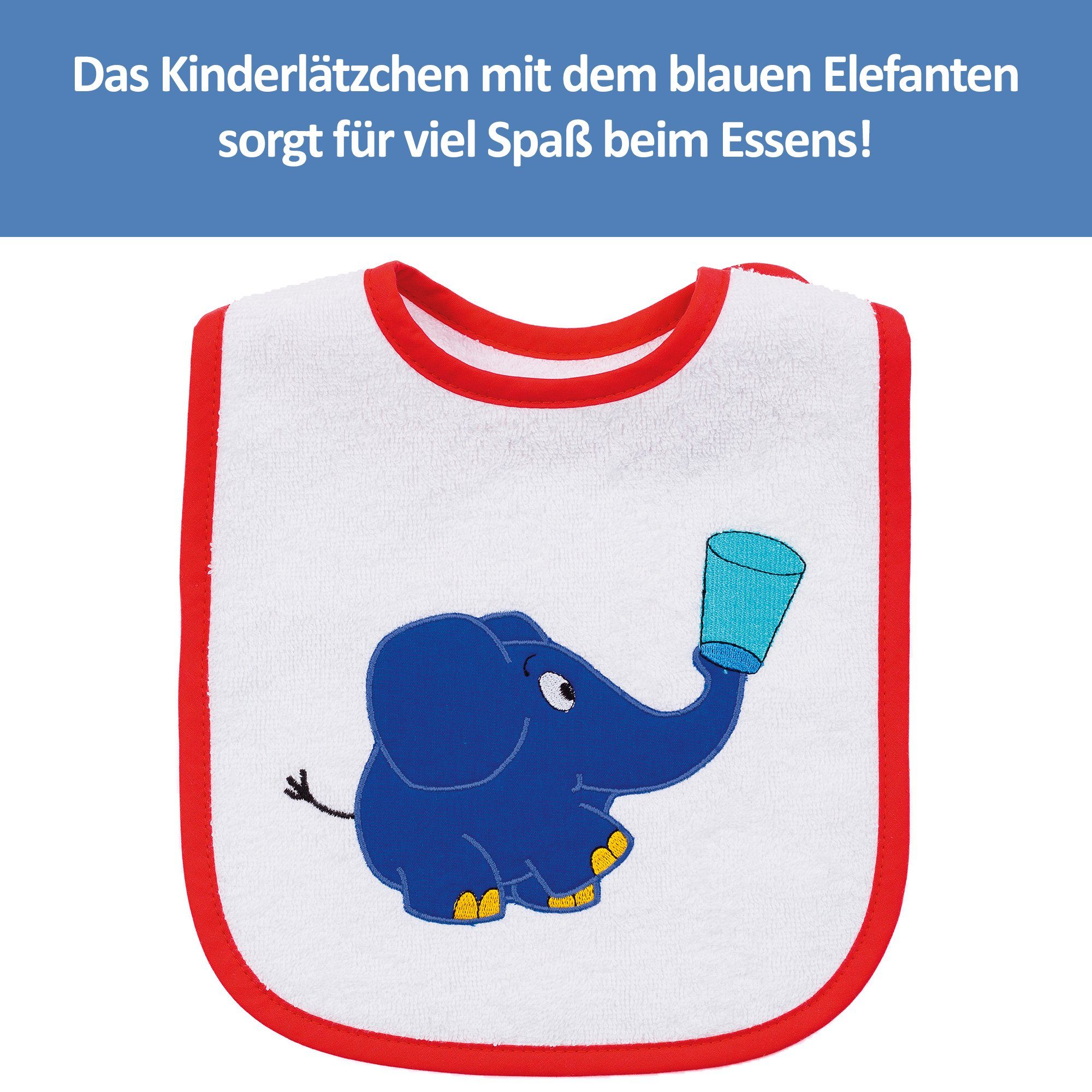 (1-St), Maus), (aus Europe Babylatz made Elefant in Smithy Lätzchen Die blauer