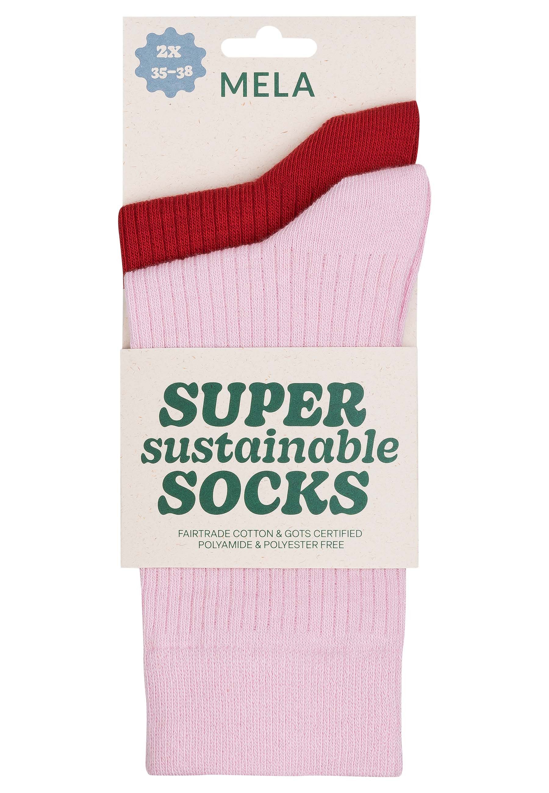 MELA Socken Unisex Gerippte Socken 2 günstig online kaufen