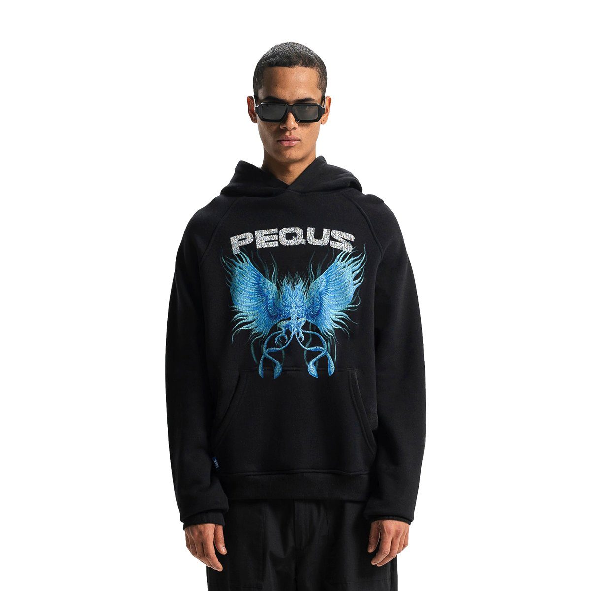 PEQUS Hoodie Blue Angel Graphic