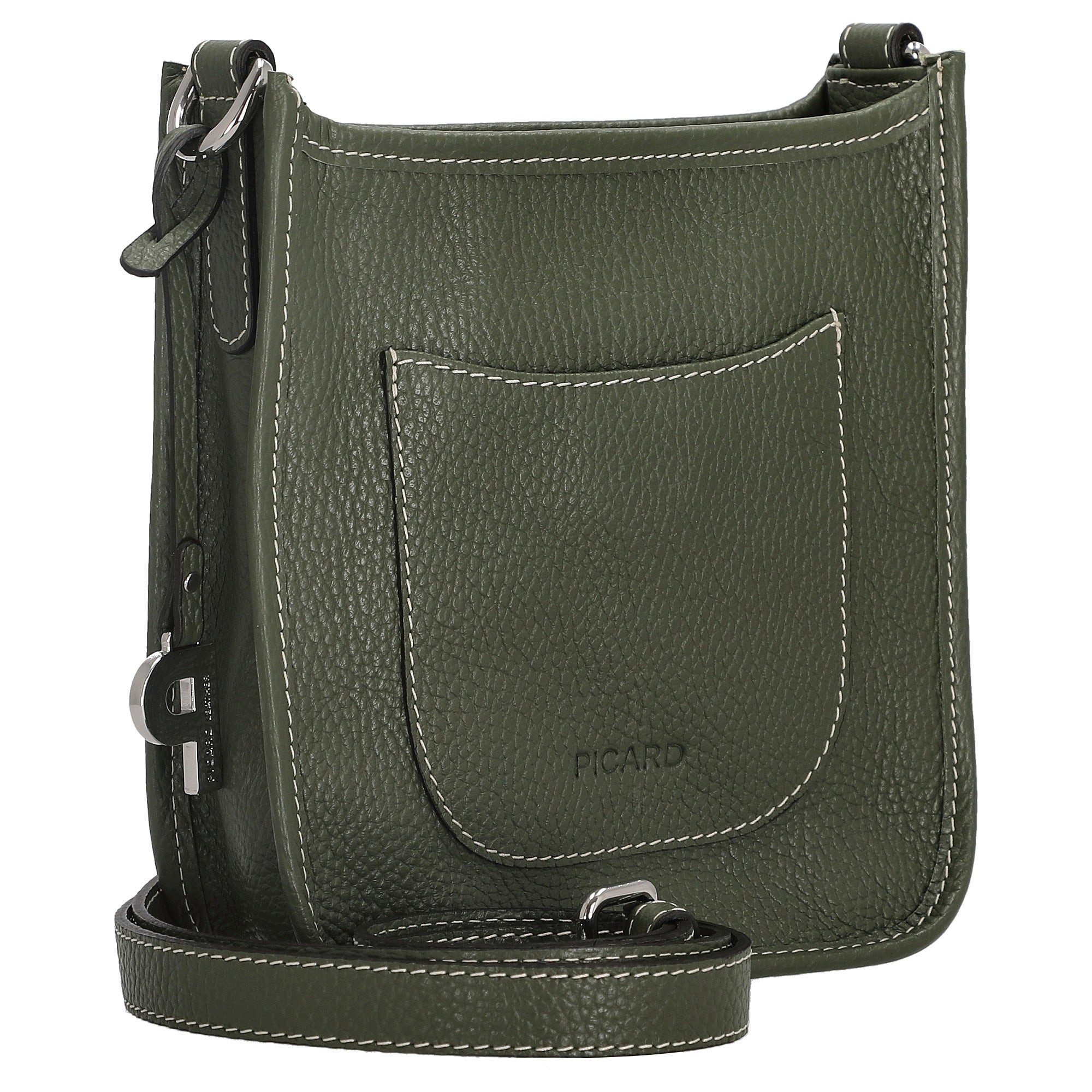 Picard Umhängetasche Kronberg - Umhängetasche 19 cm Rindsleder (pesto)