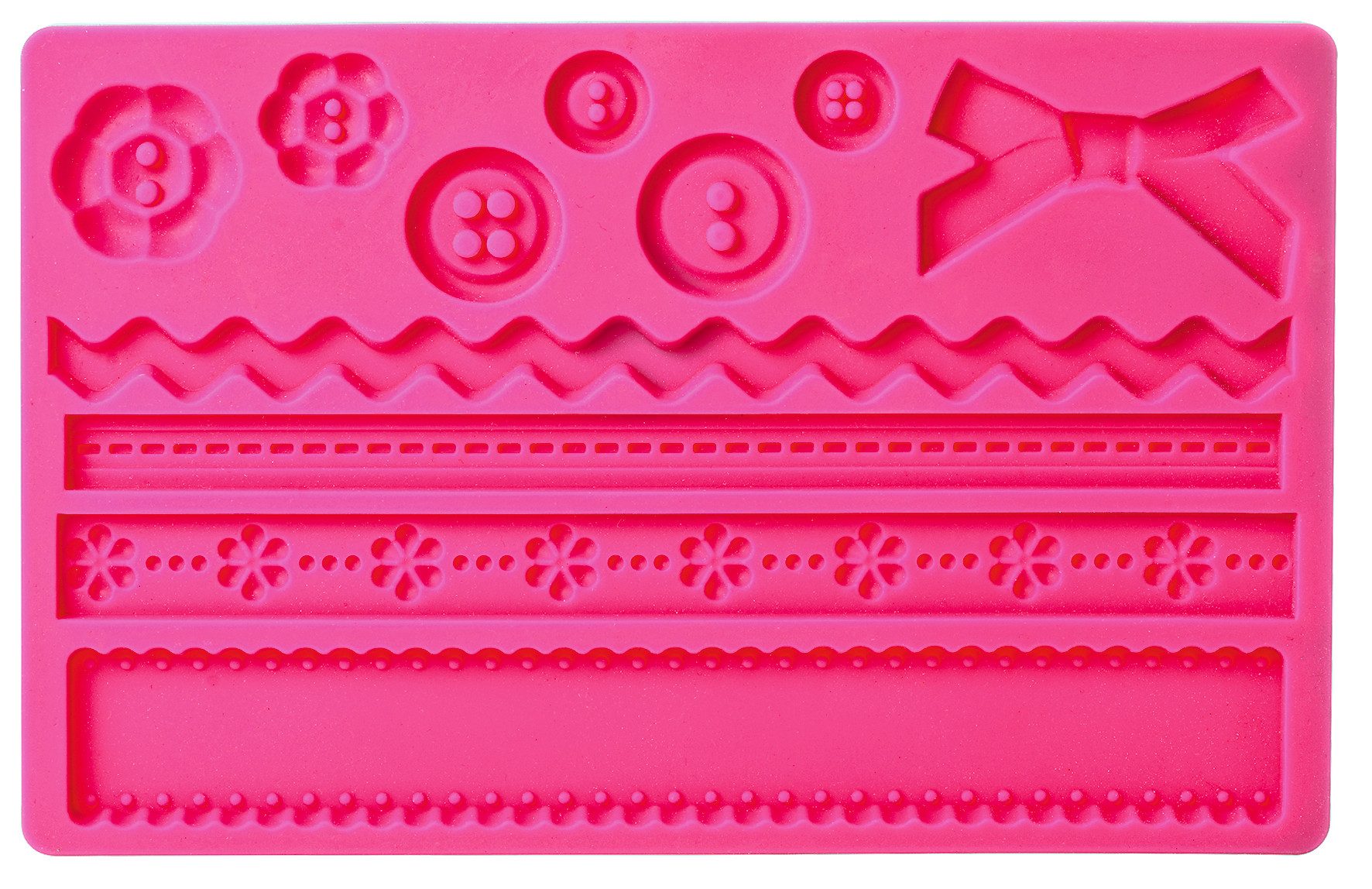 Modellierwerkzeug Modellierform Knöpfe & Bordüren