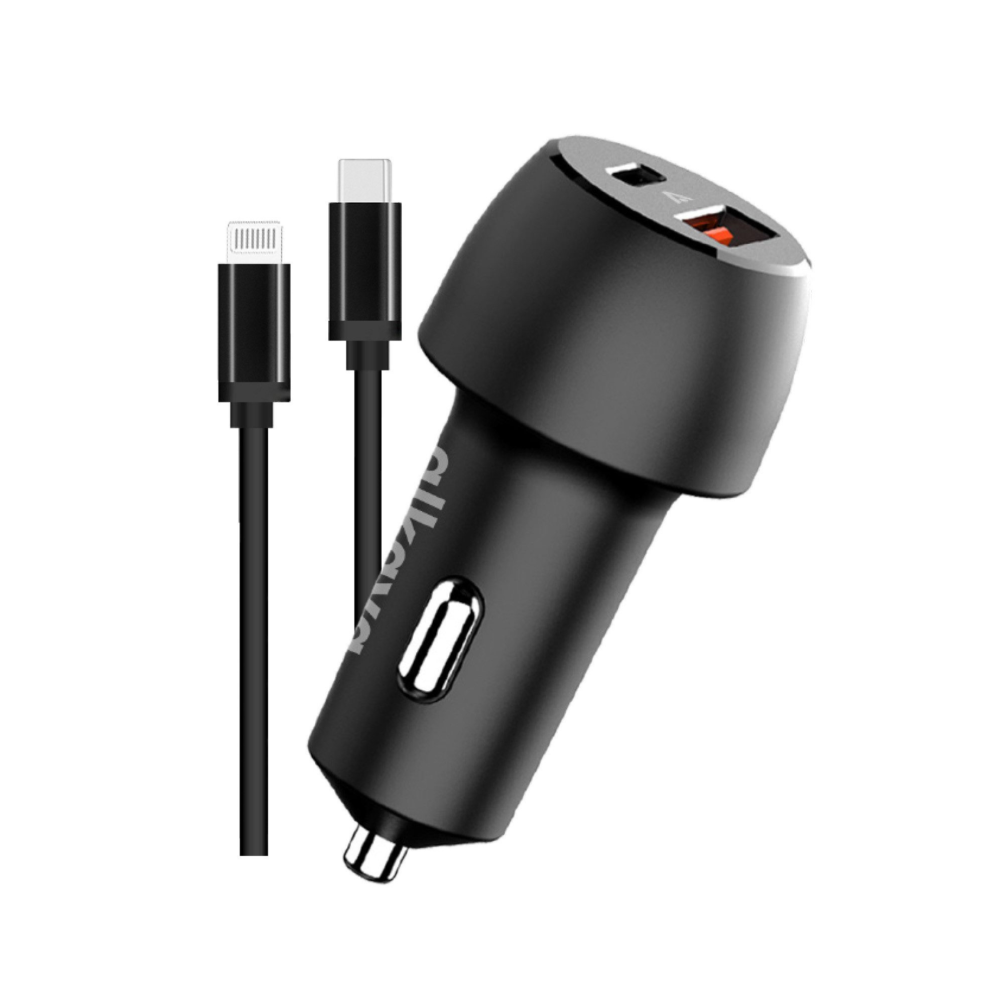 alkaya. iPhone 12,12 Pro,12 Pro Max,13,13 Pro,13 Pro Max,14,14 Pro,14 Pro Autoladekabel, Max Ladekabel+KFZ-Zigarettenanzünder 48W, KFZ-Charger Set Lightning