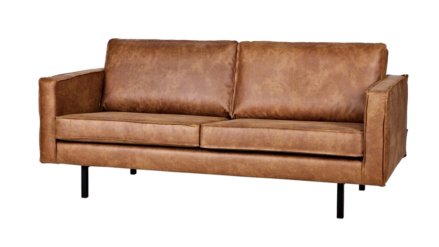 Leder BePureHome freistellbar Sofa - Sofa 2,5-Sitzer Cognac, Rodeo