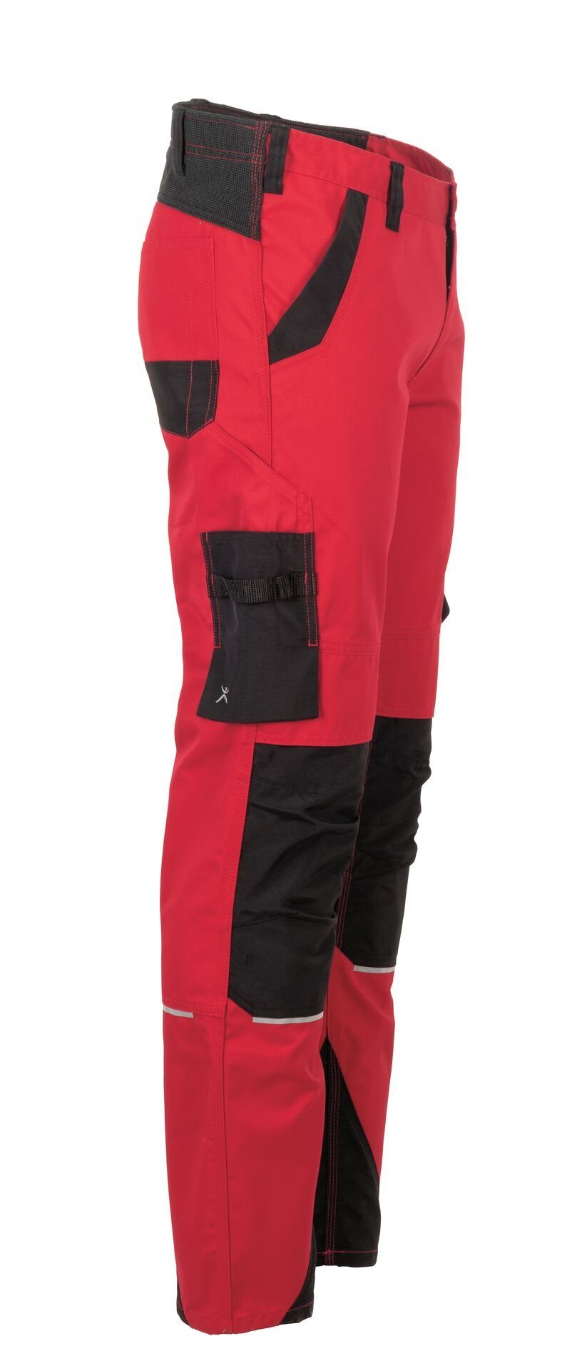 Planam Arbeitshose Herren Bundhose 62 (1-tlg) Größe Norit rot/schwarz