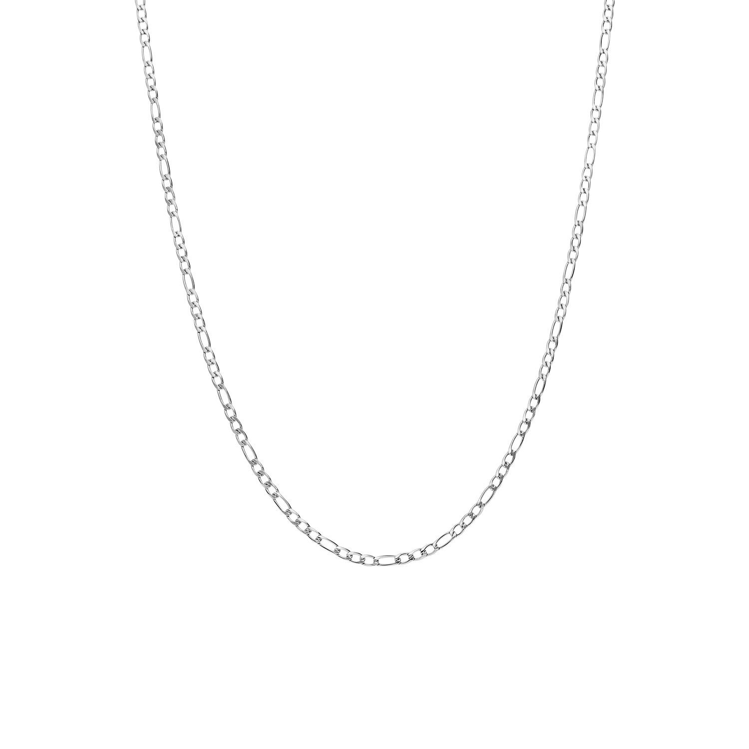 LUCARDI Kette ohne Anhänger Halskette - Stahl - Silber - Unisex