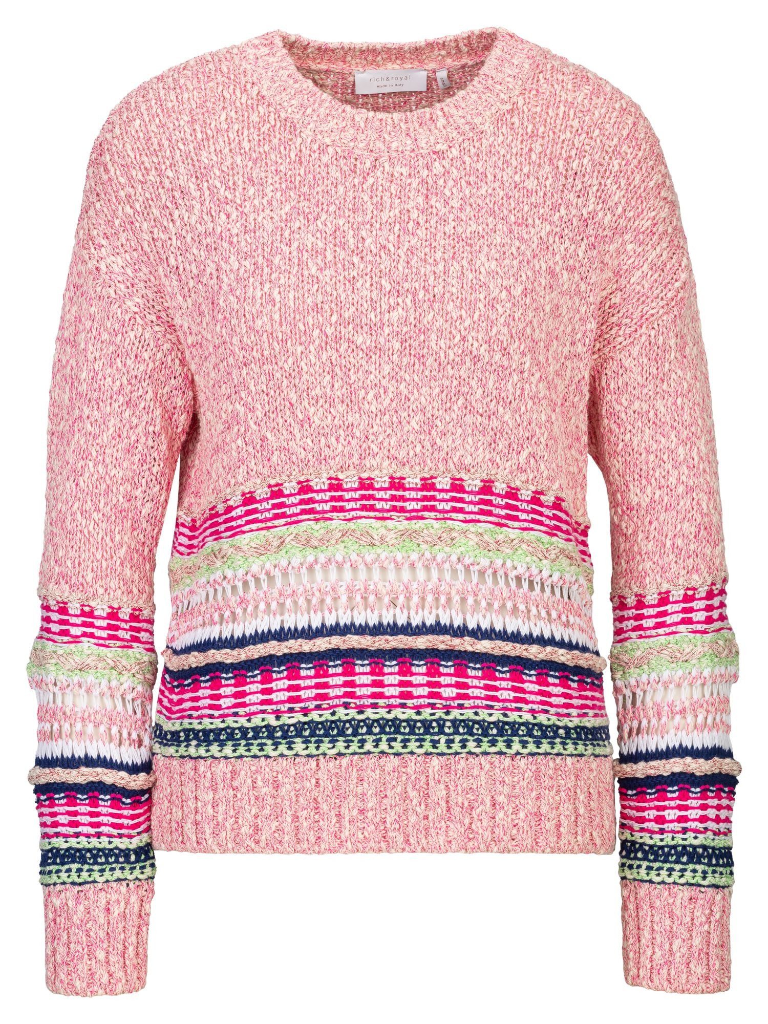 RICHROYAL Strickpullover D-Strick günstig online kaufen