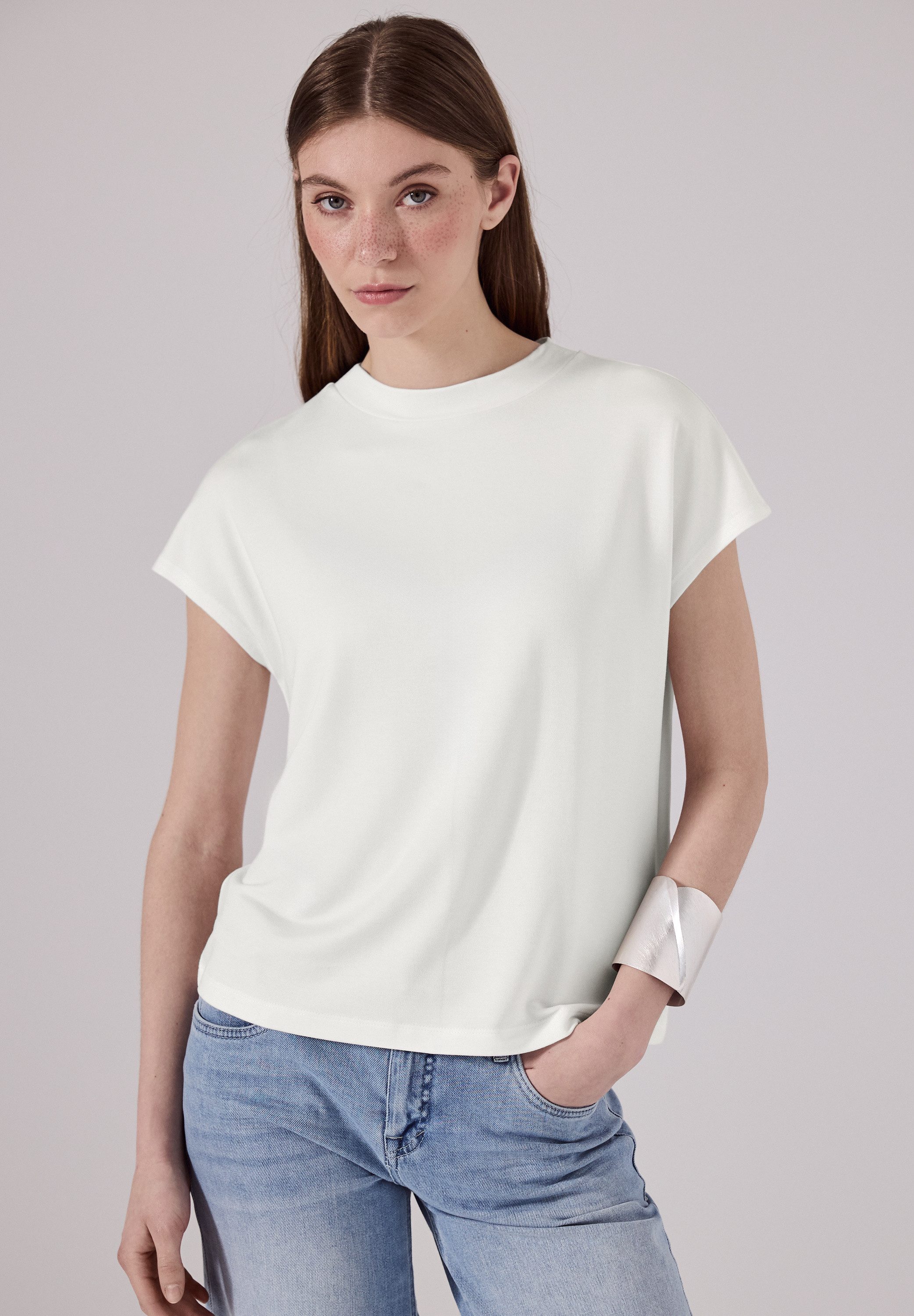 STREET ONE T-Shirt, mit Turtleneck günstig online kaufen