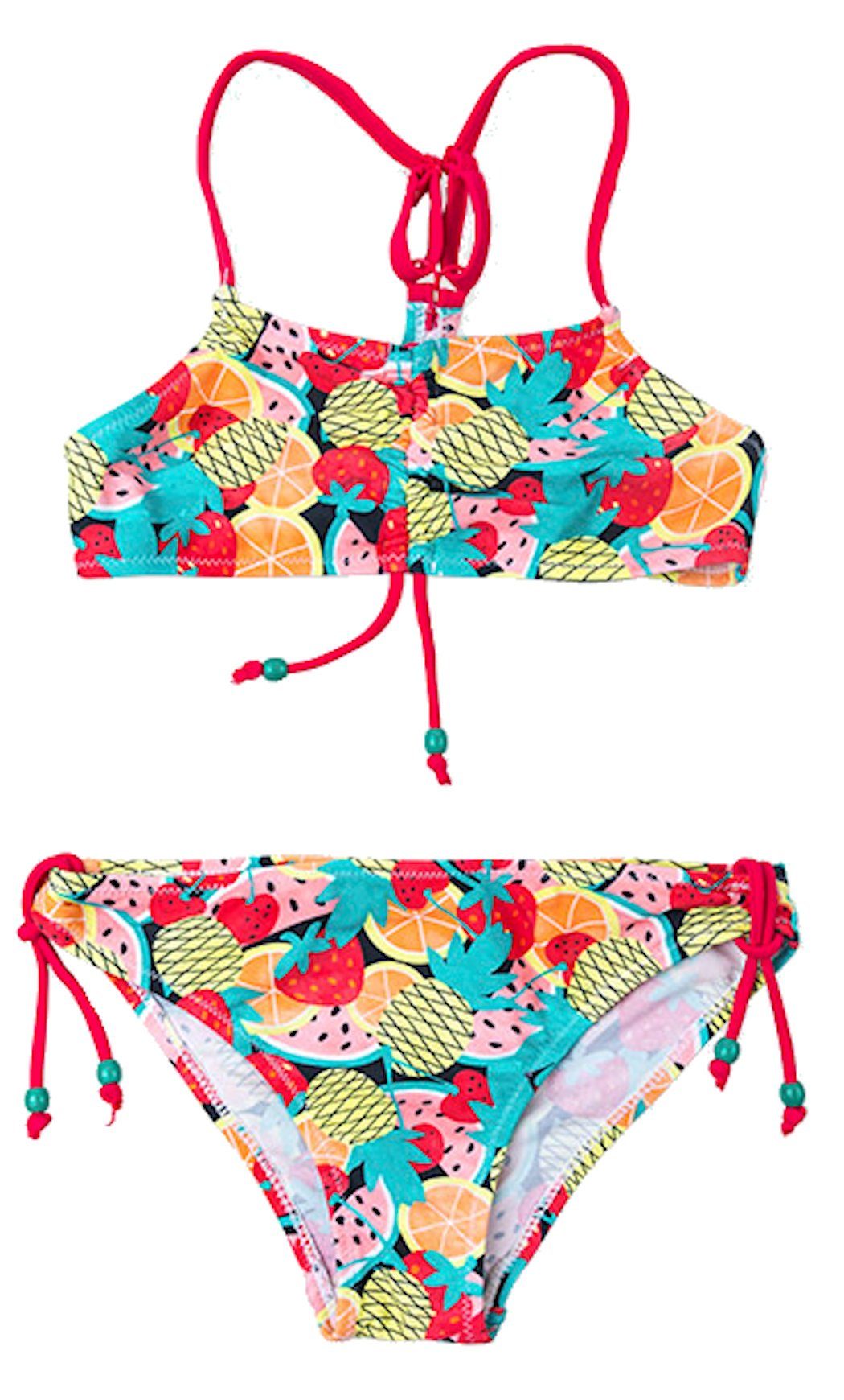 LOSAN Bustier-Bikini Losan Bikini seawater fruits allover print bunt (Set, 2-St)