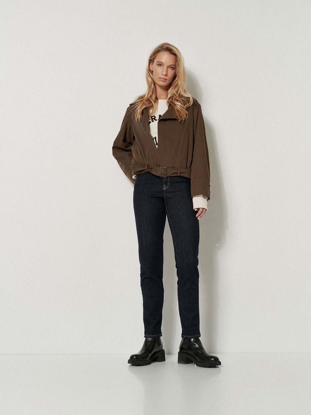 ROSNER Straight-Jeans Audrey1 (1-tlg) mit hohem Bund