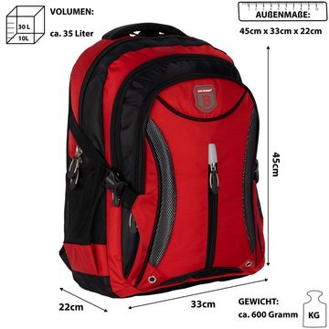 BAG STREET Rucksack Rucksack Damen Herren Sport Schulrucksack Freizeit Reise Wandern Arbei, Freizeitrucksack, Sportrucksack, Businessrucksack