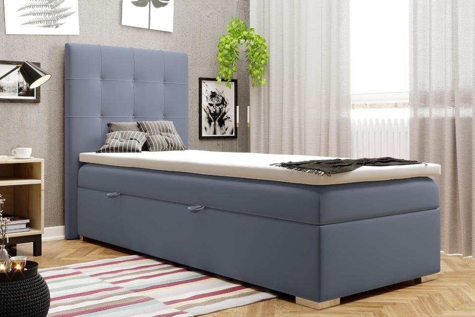 Bettkasten 90x200cm Polster Luxus Bett Boxspring JVmoebel Funktion Bett Betten