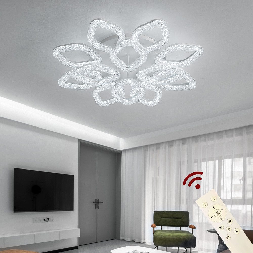Eurohandisplay LED Deckenleuchte LED Deckenlampe XL DL Fernbedienung Lichtfarbe/Helligkeit einstellbar, LED fest integriert, Einstellbar von Warm- bis Kaltweiß, – Bild 4 von 5