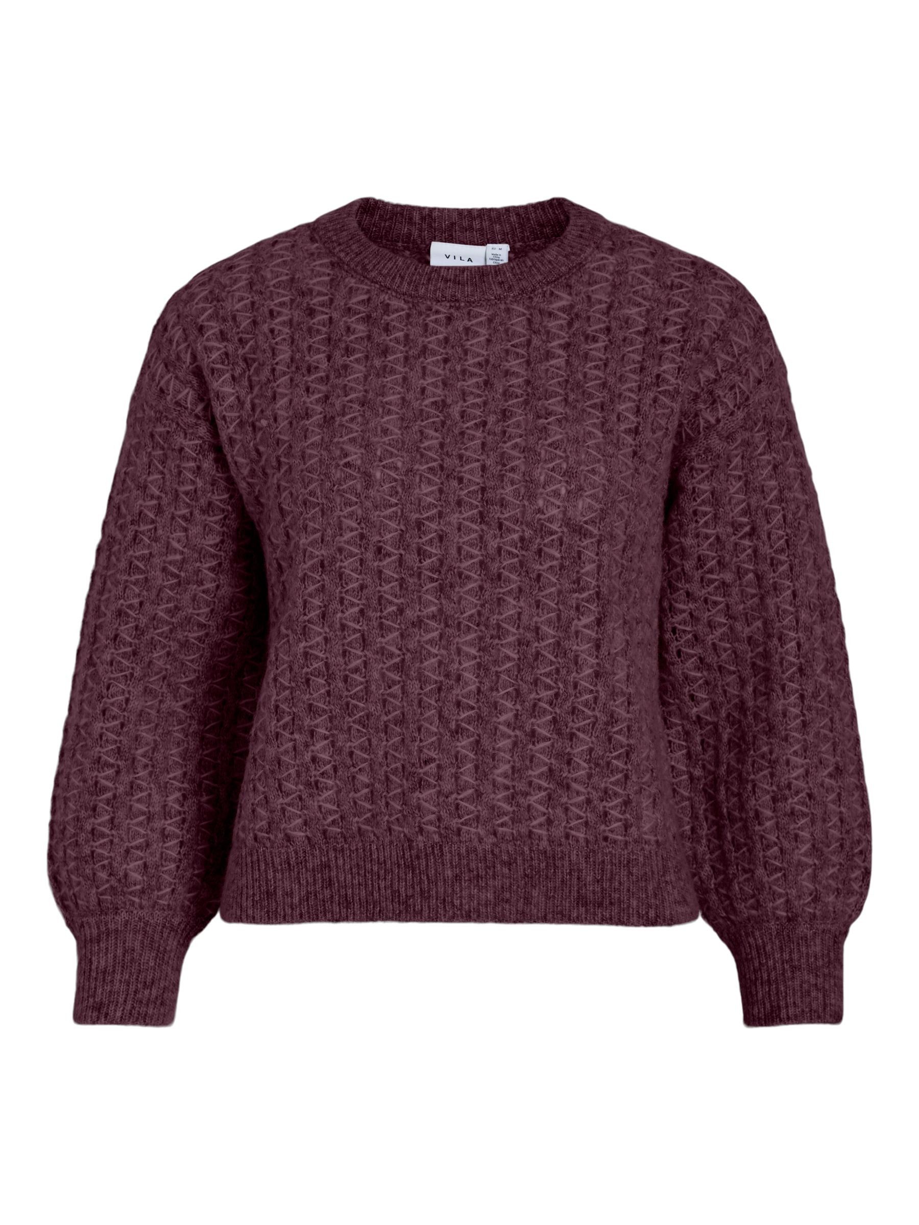 Vila Strickpullover Weich gestrickt, lässig geschnitten, stylisch (1-tlg) V günstig online kaufen