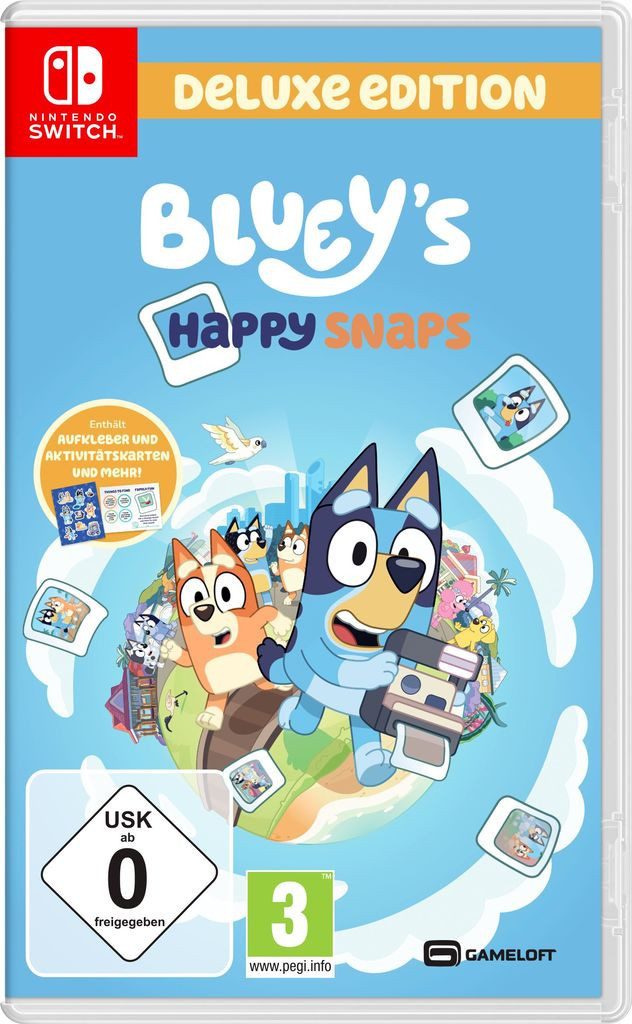 Bluey's Happy Snaps: Deluxe Edition (Softwarekarte), Nintendo Switch